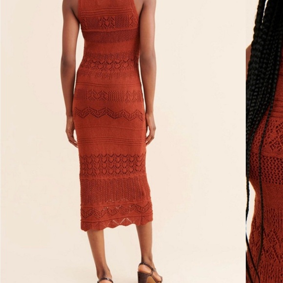 Anthropologie | Crochet Midi Dress - Picture 4 of 9